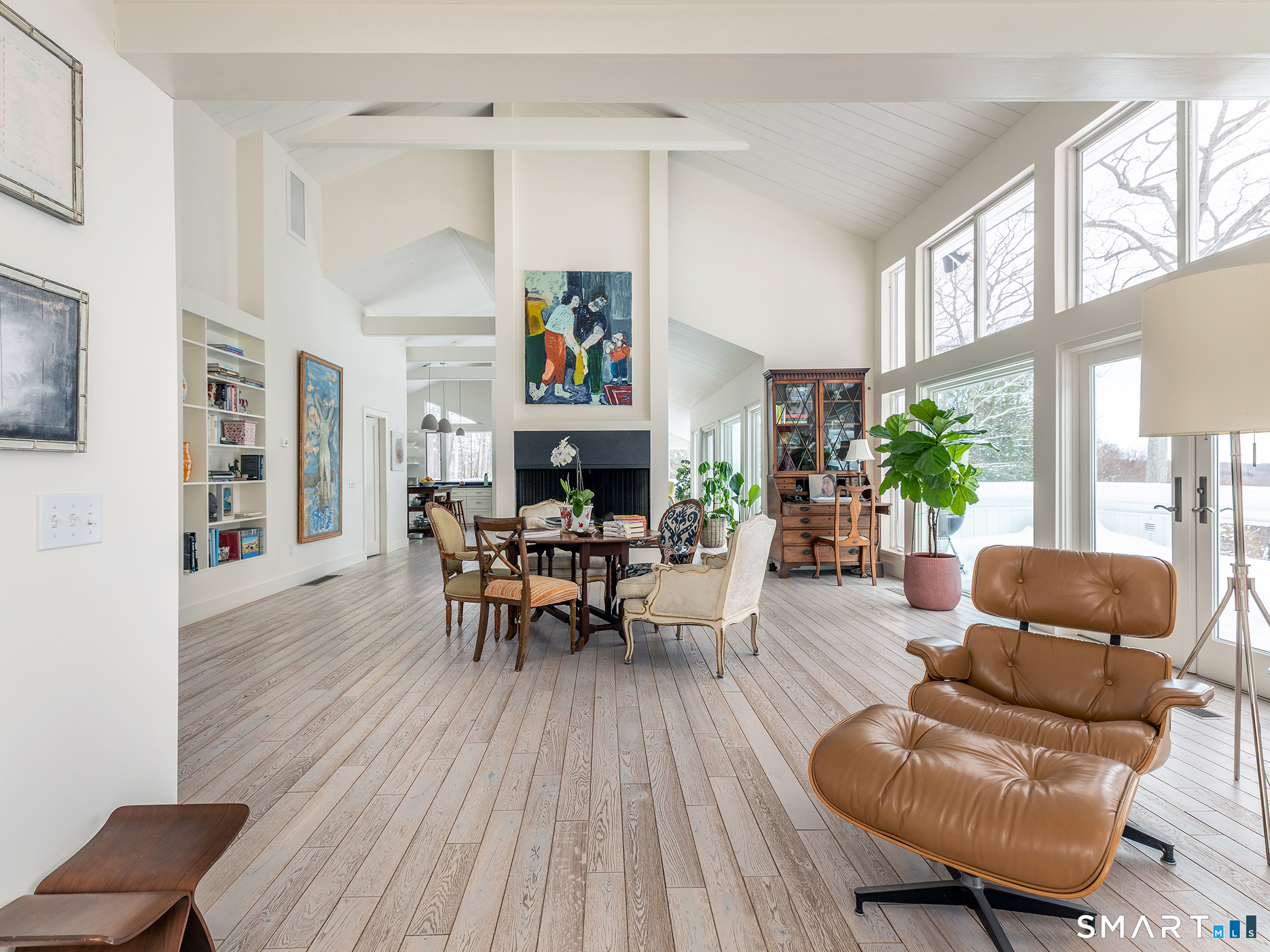 63 West Mountain Road Washington, CT 06793 - Photo 21 of 31 a living room with furniture and a wooden floor