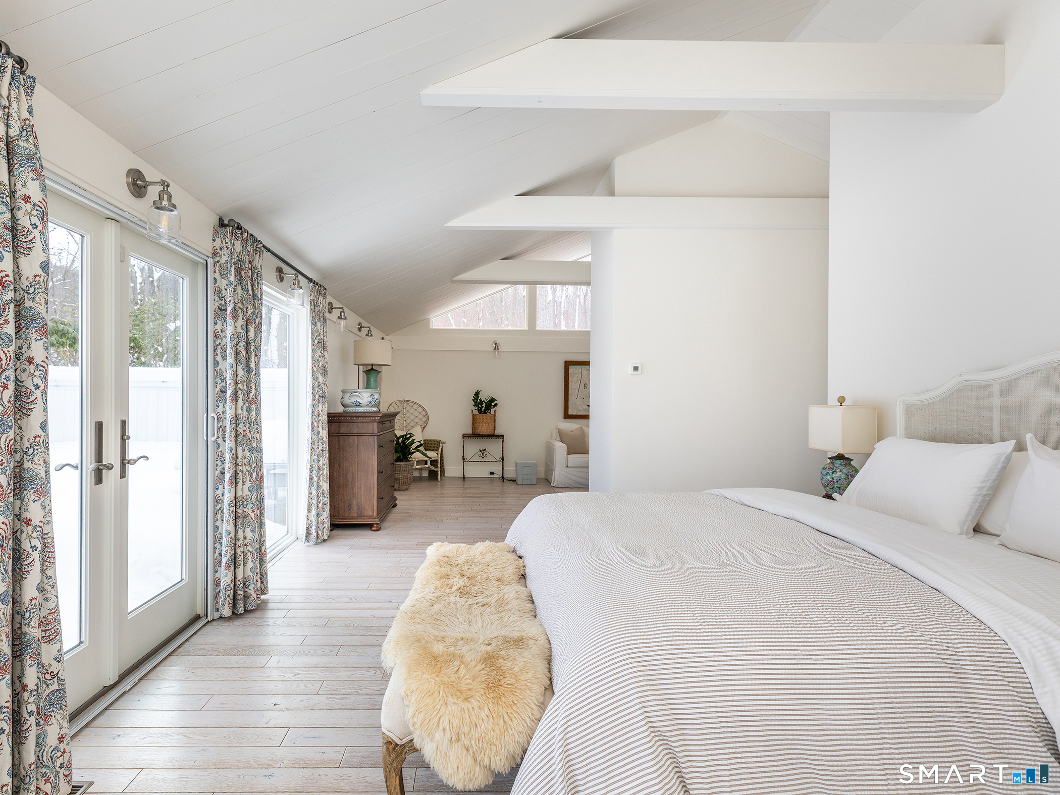 63 West Mountain Road Washington, CT 06793 - Photo 24 of 31 a bedroom with bed and a large window