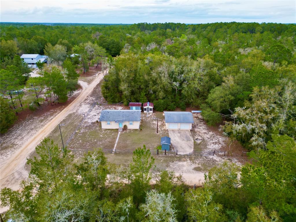 600 Wakulla Street Florahome, FL 32140 - Photo 45 of 47 an aerial view of a house with a yard