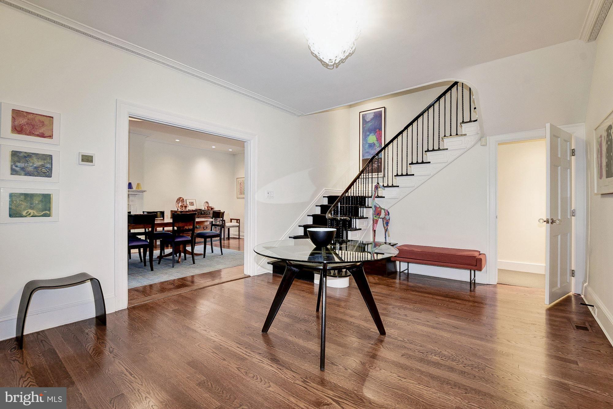 3308 Woodley Road Northwest Washington, DC 20008 - Photo 3 of 23 Gracious, Large Entrance Hall