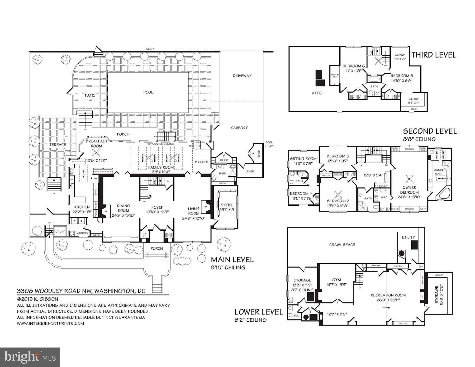 3308 Woodley Road Northwest Washington, DC 20008 - Photo 23 of 23 Floor Plan