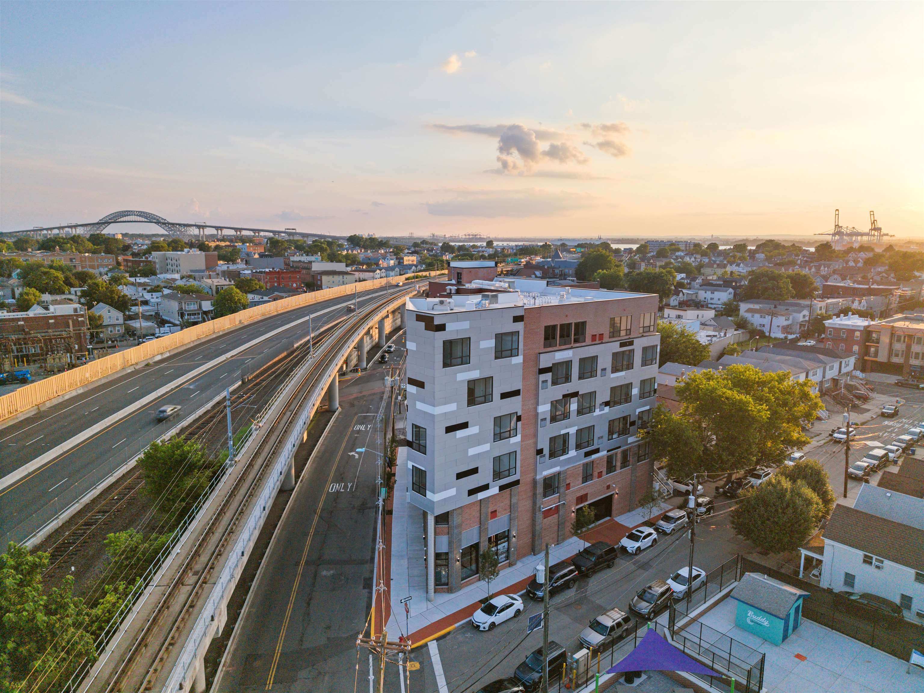 17 Ave East, Unit 504 Bayonne, NJ 07002 - Photo 28 of 30 a view of city with balcony