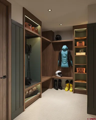 a view of game room with air conditioner and window