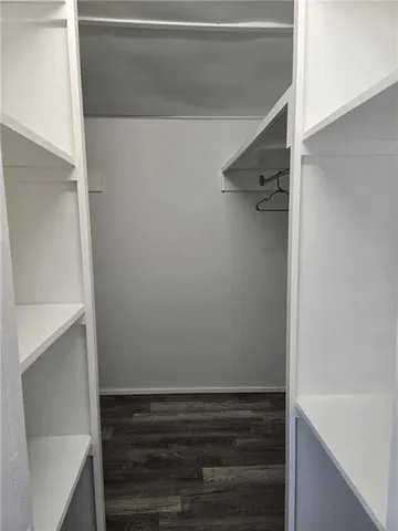 a view of walk in closet