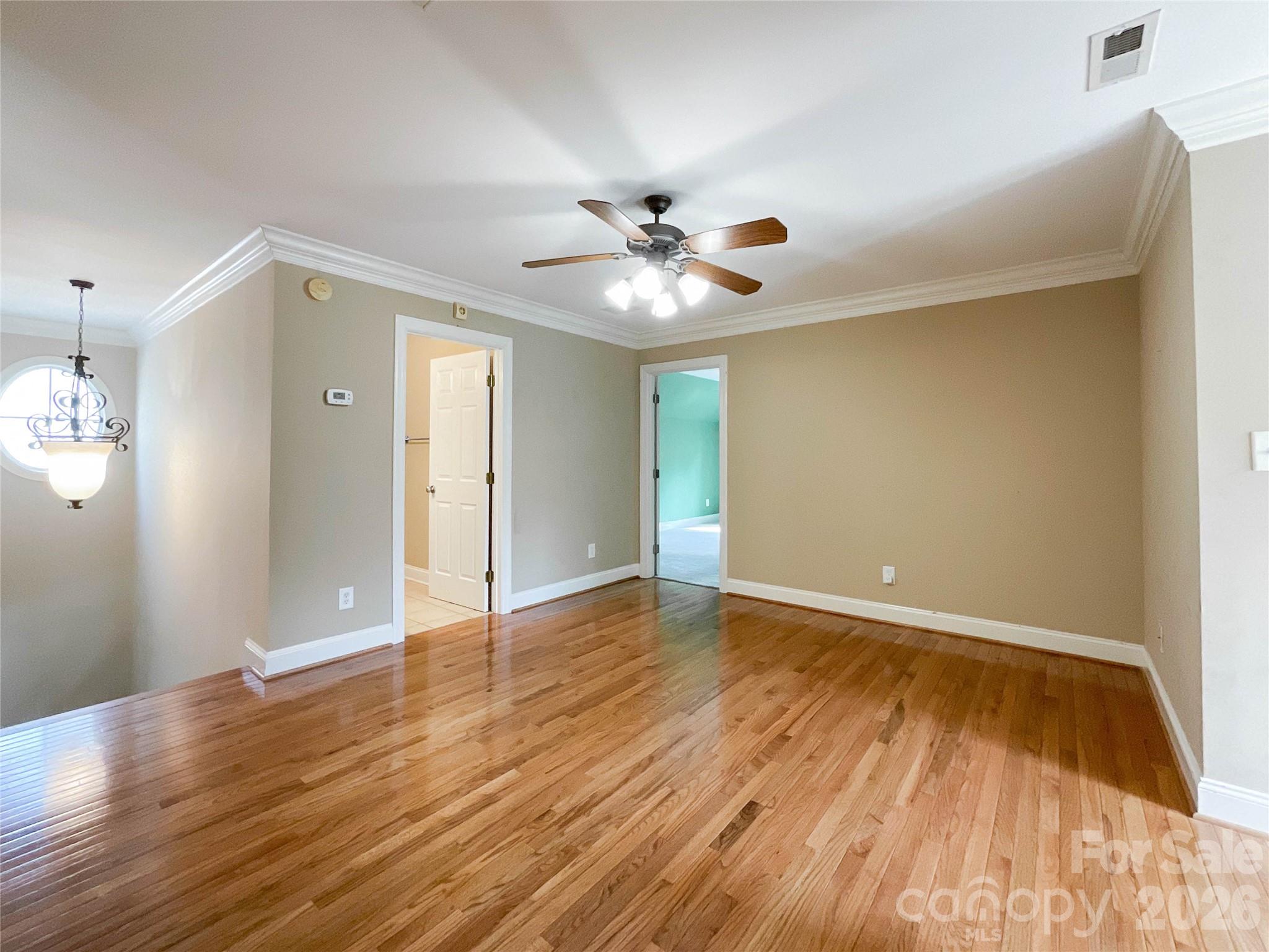 62 Will Evans Road Jefferson, SC 29718 - Photo 30 of 48 a view of an empty room with wooden floor