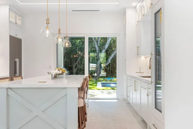 a view of a room with an empty space