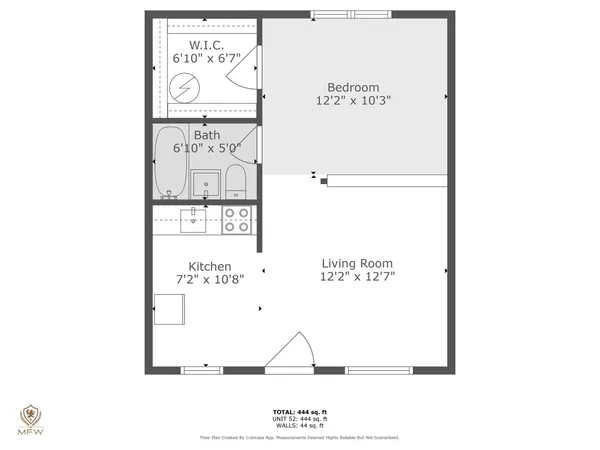 a picture of a bench in front of a door