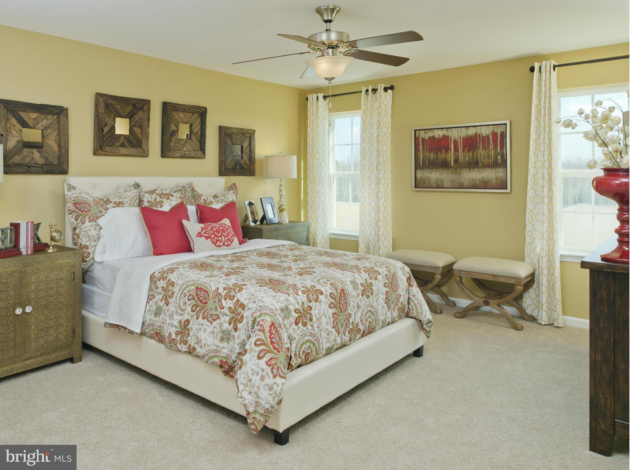 908 Sandy Run Road Middle River, MD 21220 - Photo 9 of 24 a bedroom with a bed and painting on the wall