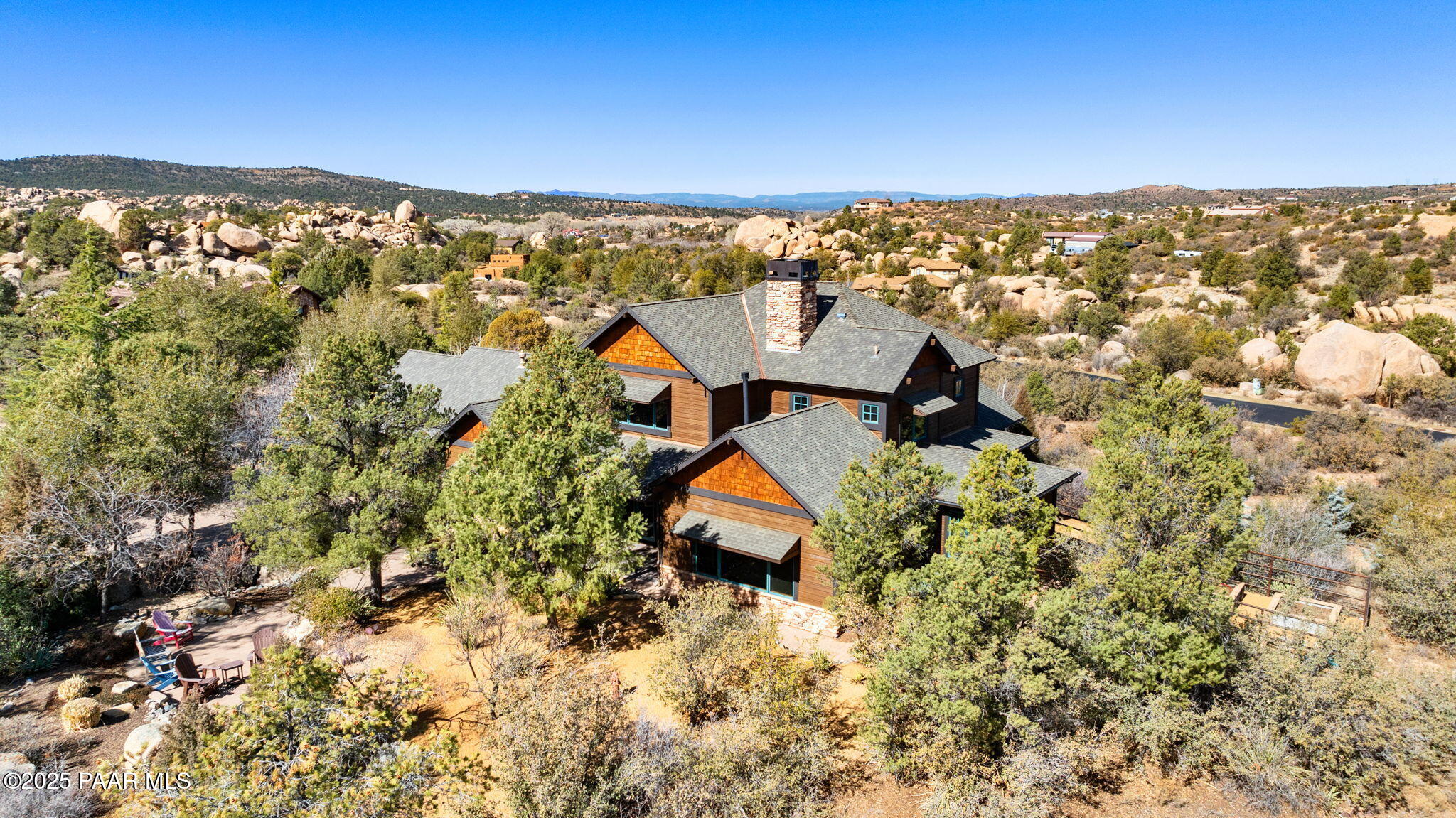 9925 Clear Fork Road Prescott, AZ 86305 - Photo 2 of 74 16-Back Aerial (1)