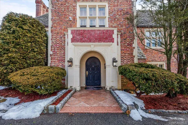 a view of front door of house