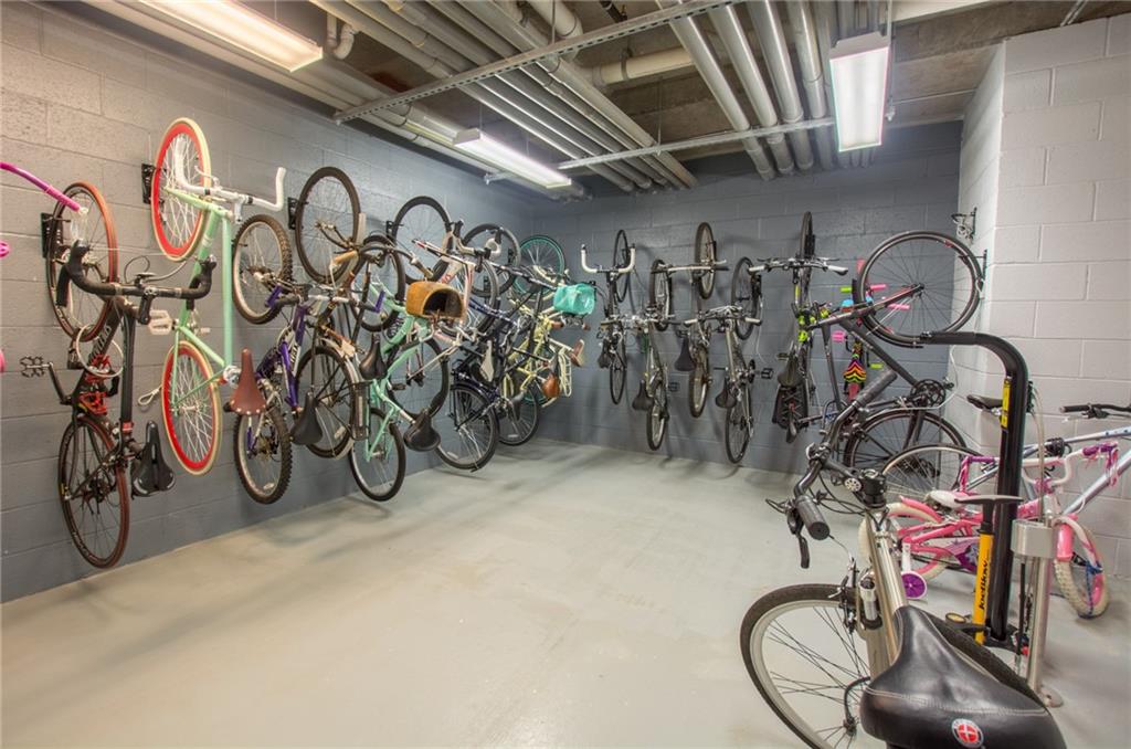 2420 Peachtree Road Northwest, Unit 1205 Atlanta, GA 30305 - Photo 33 of 39 a view of bike storage