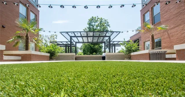 a view of a building with a lot of windows