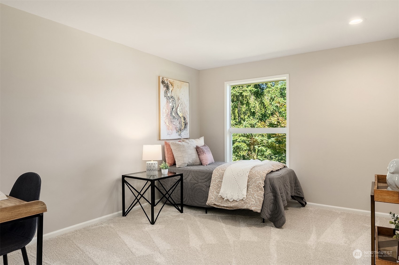 36 Decatur Key Bellevue, WA 98006 - Photo 13 of 40 a bedroom with a bed and a window