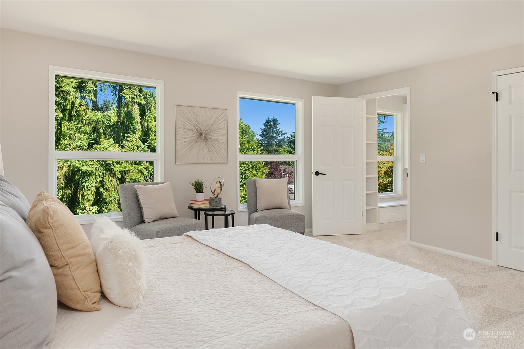 36 Decatur Key Bellevue, WA 98006 - Photo 5 of 40 a bedroom with furniture and windows