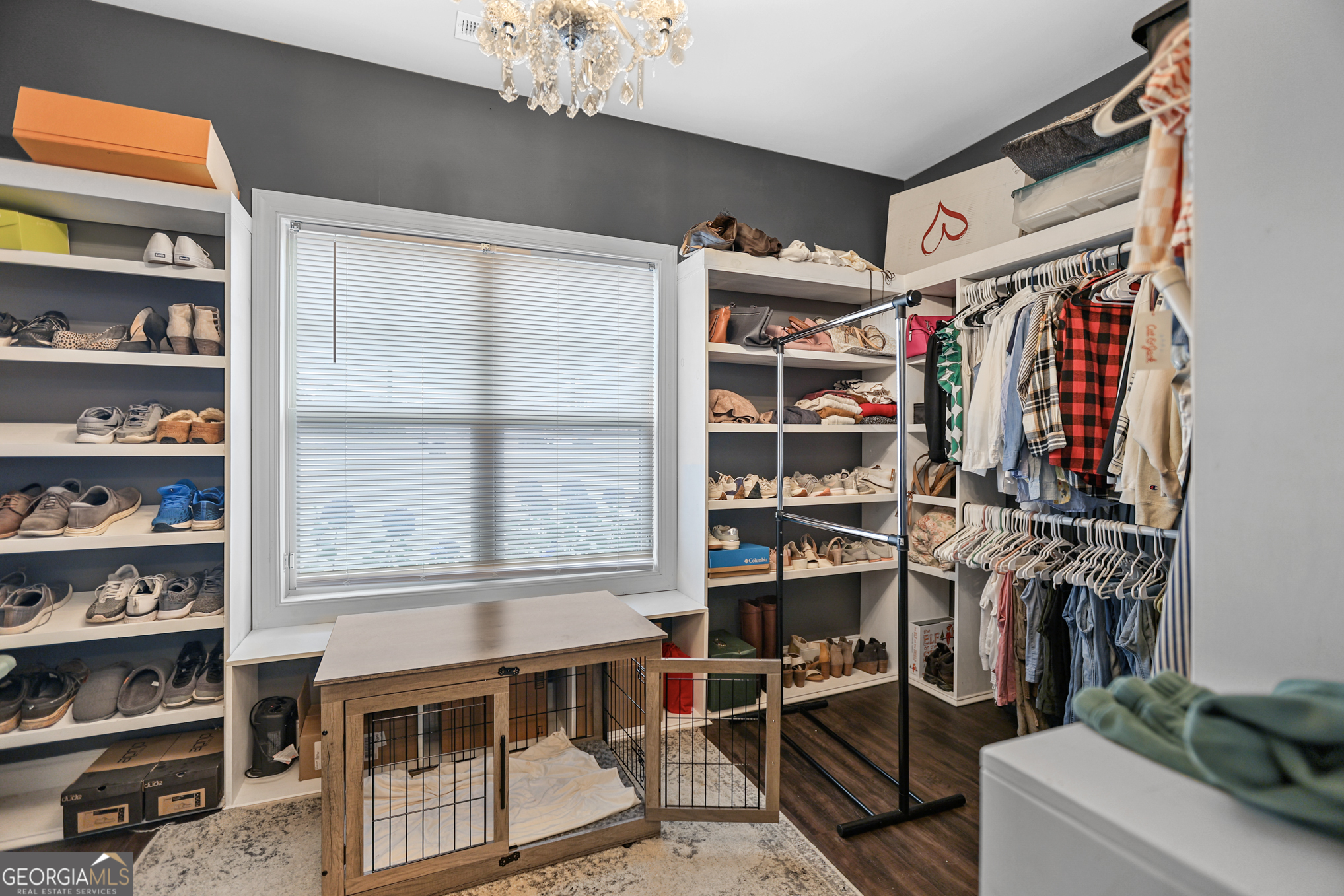 22 Huntsman Run Senoia, GA 30276 - Photo 41 of 69 a view of walk in closet with clothes and shoes