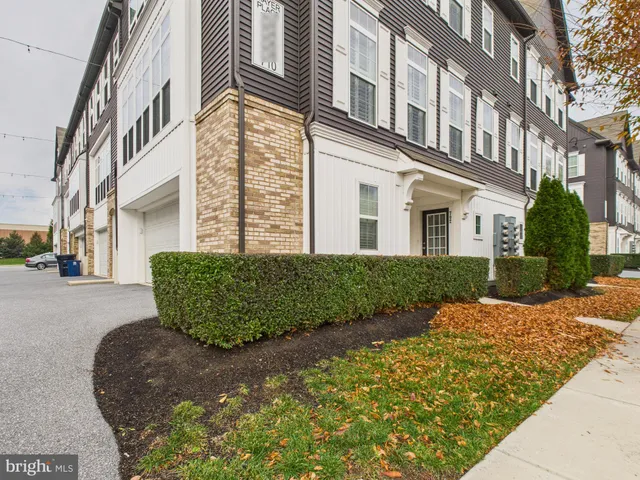 a view of a building with a garden