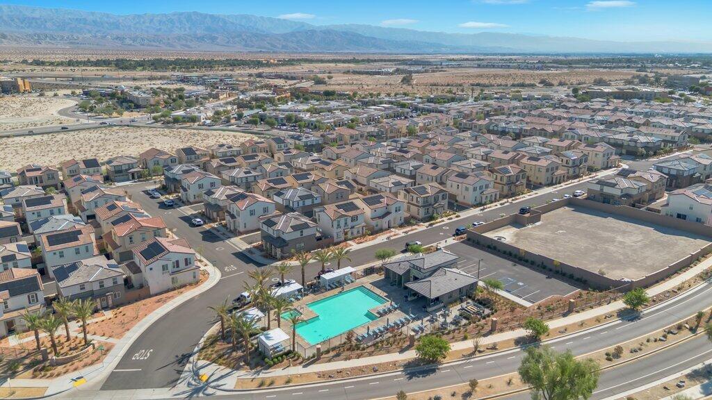76345 Cornell Way Palm Desert, CA 92211 - Photo 38 of 47 an aerial view of residential building and lake