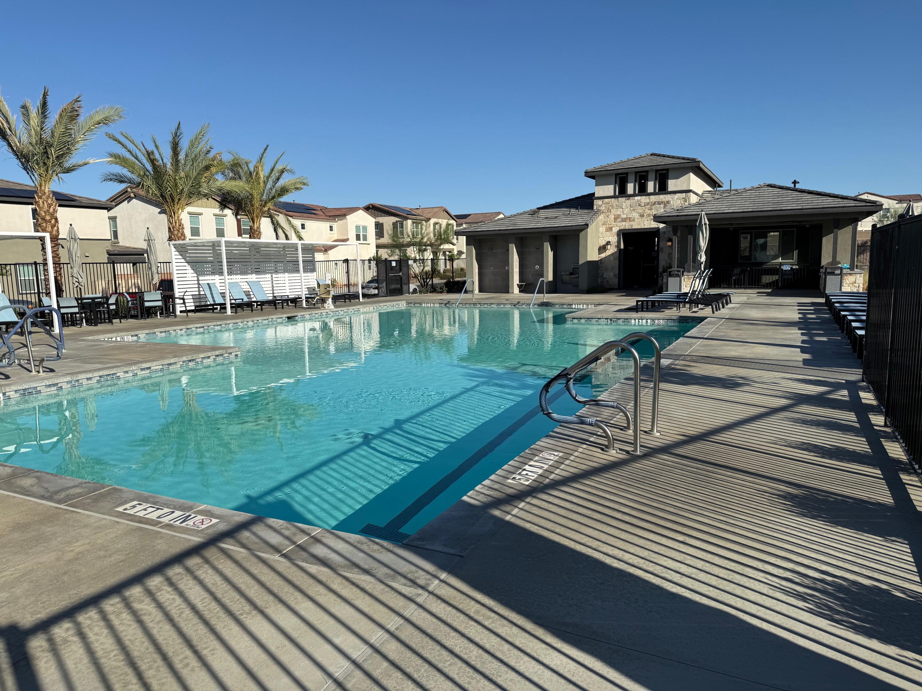 76345 Cornell Way Palm Desert, CA 92211 - Photo 40 of 47 a front view of a house with garden