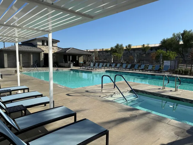 an aerial view of a houses