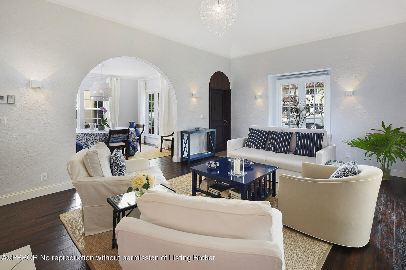 230 Rugby Road West Palm Beach, FL 33405 - Photo 3 of 13 a living room with furniture and a potted plant