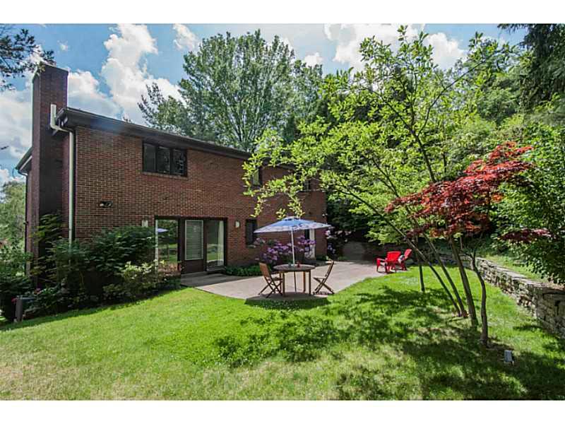 5145 Penton Road Pittsburgh, PA 15217 - Photo 25 of 25 Exterior Back. Large, private back yard is one of the nicest in Sq Hill and has been beautifully maintained.
