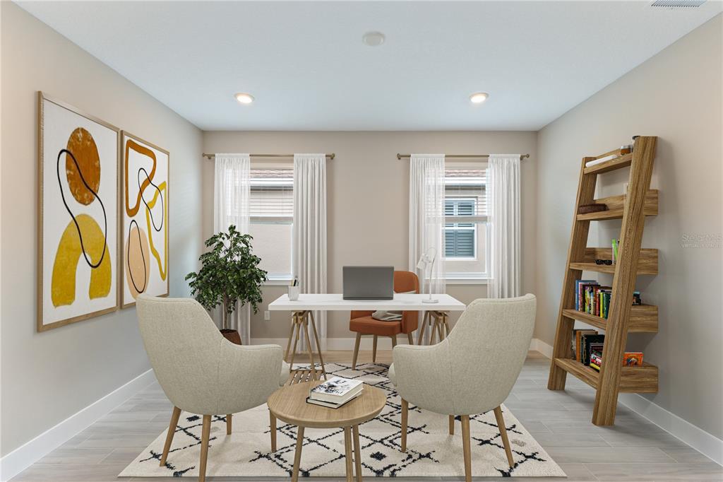 4516 Northwest 54th Terrace Ocala, FL 34482 - Photo 18 of 32 a view of a dining room with furniture window and wooden floor