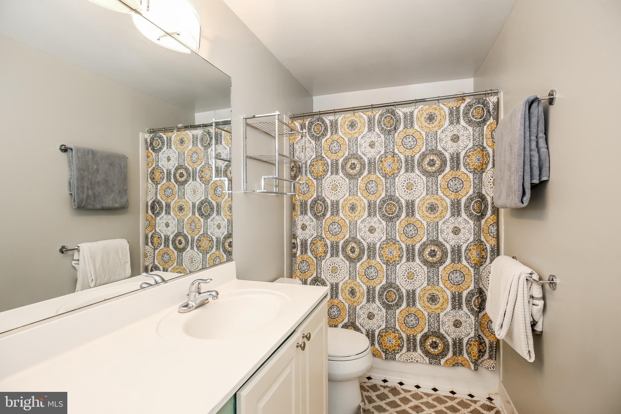 1727 R Street Northwest, Unit 203 Washington, DC 20009 - Photo 12 of 14 a bathroom with a sink toilet and shower