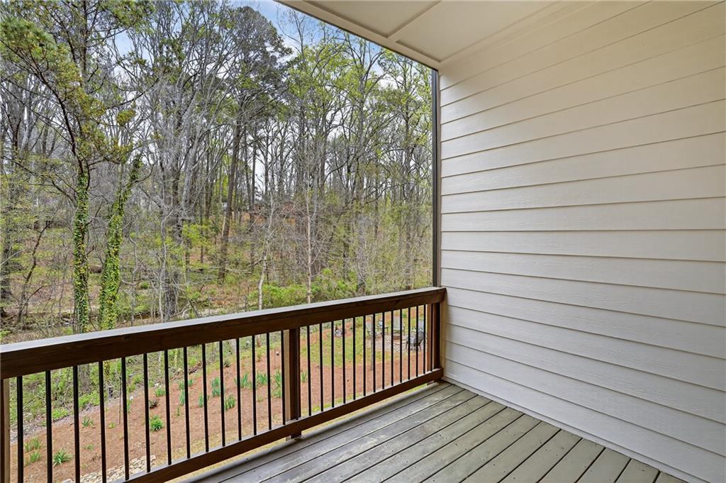 2341 Medlock Lane Decatur, GA 30033 - Photo 17 of 37 a view of balcony with wooden floor