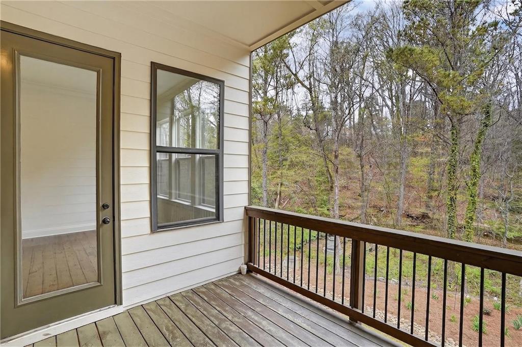 2341 Medlock Lane Decatur, GA 30033 - Photo 18 of 37 a view of a balcony with wooden floor