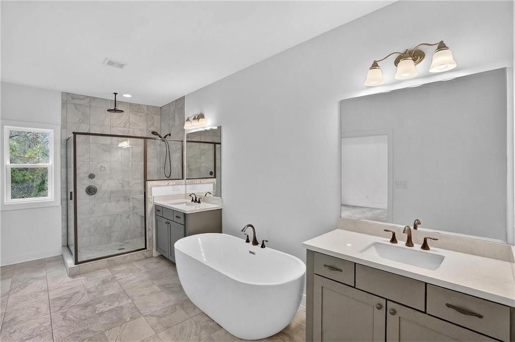 2341 Medlock Lane Decatur, GA 30033 - Photo 32 of 37 a bathroom with a sink and mirror
