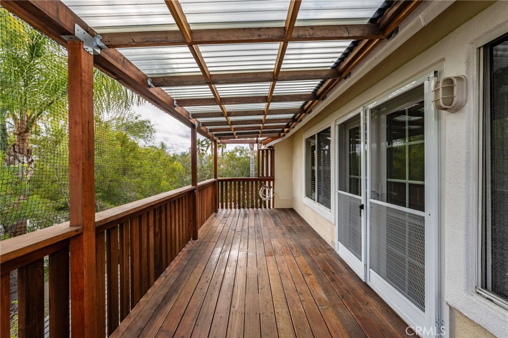 1015 La Salle Circle Corona, CA 92879 - Photo 36 of 56 a view of porch with wooden floor