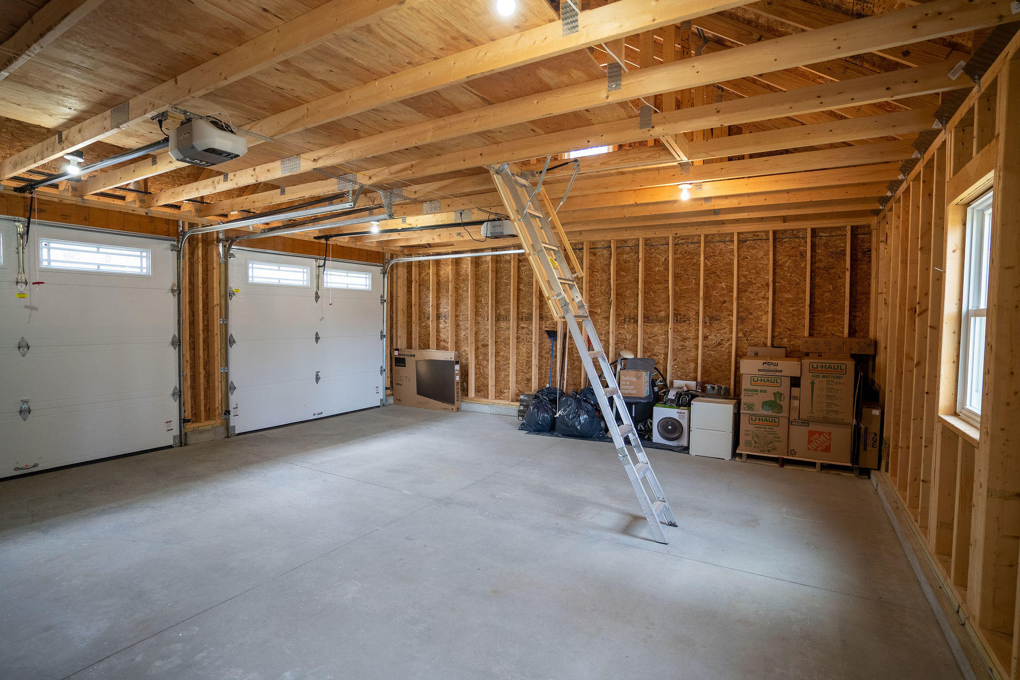 169 Stackpole Road Durham, ME 04222 - Photo 23 of 52 2 Car garage with Attic access