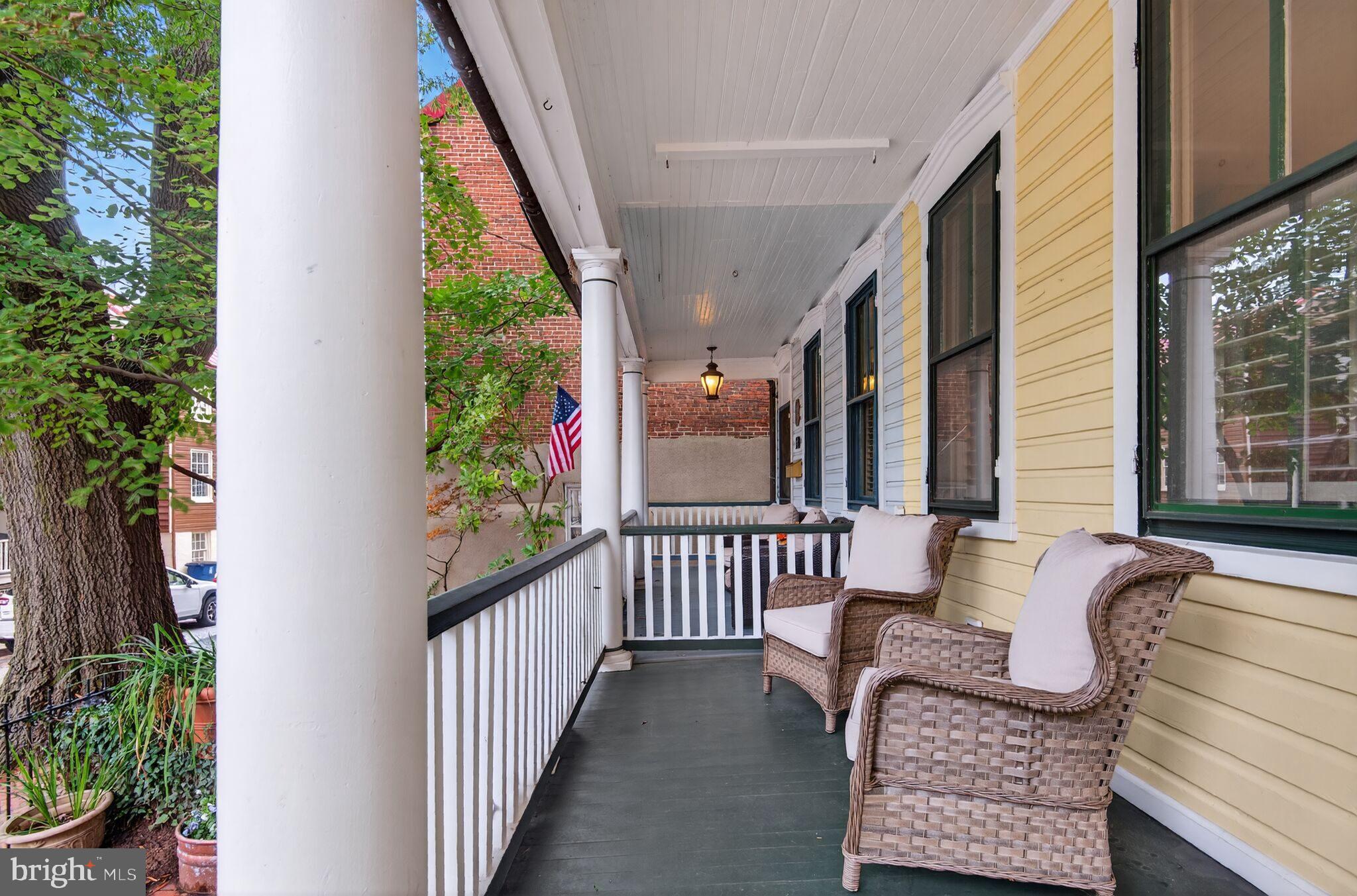 168 Green Street Annapolis, MD 21401 - Photo 3 of 40 a view of balcony with furniture