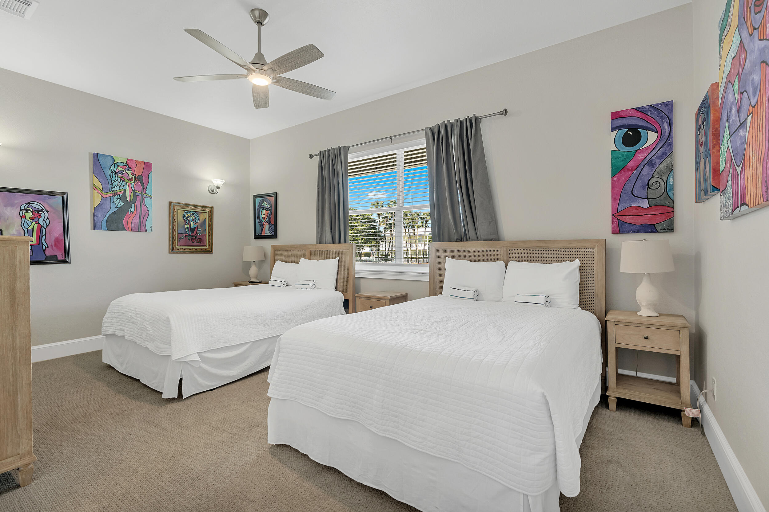 4482 Ocean View Drive Destin, FL 32541 - Photo 26 of 66 a bedroom with two beds and a window