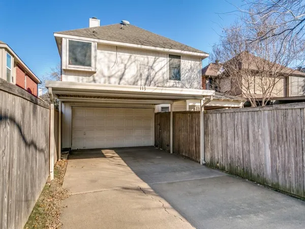 a view of a house with a balcony
