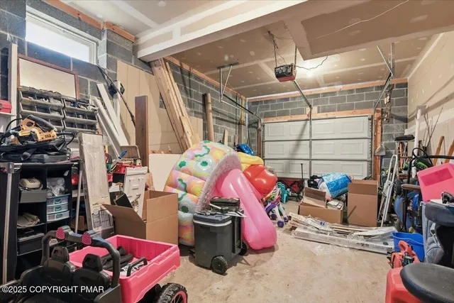 a view of city and green space