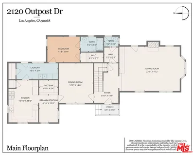 $2,499,000 | 2120 Outpost Drive, Los Angeles, CA 90068