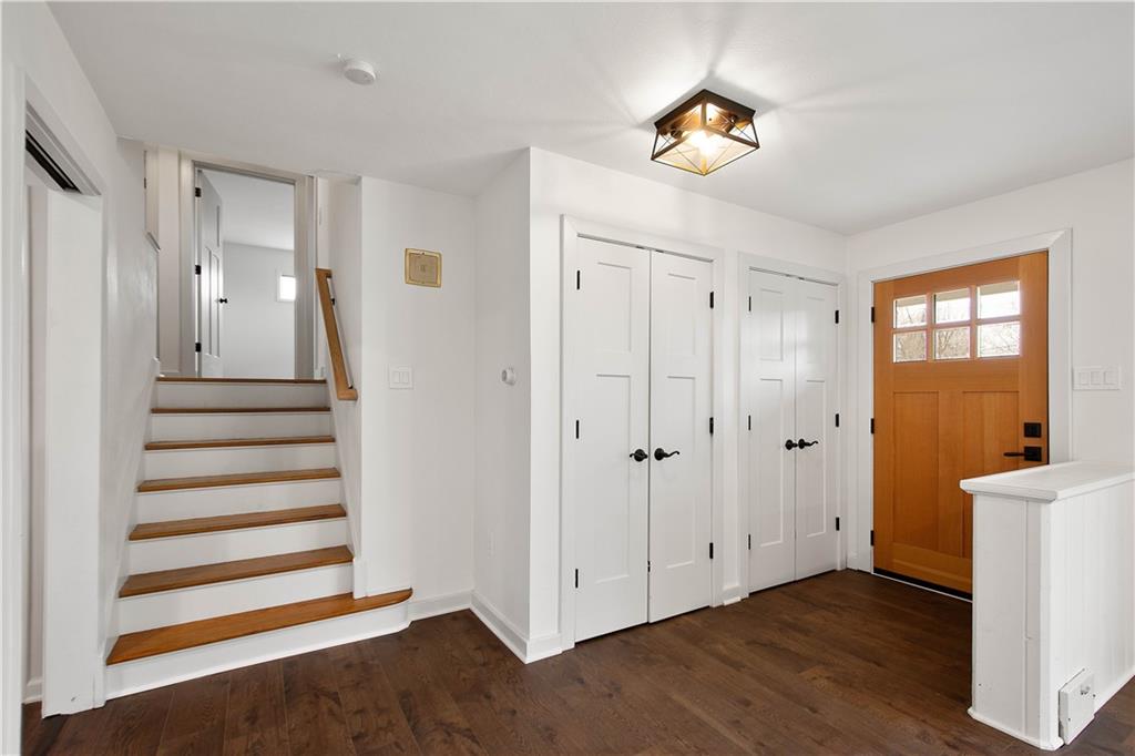 167 South McCoy Pl Road Sewickley, PA 15143 - Photo 8 of 38 Entry with New Front Door and Newer Closet Doors