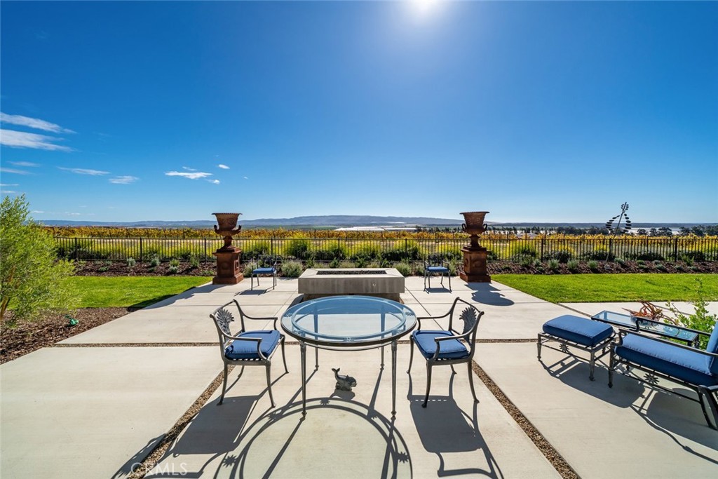 1650 Eucalyptus Road Nipomo, CA 93444 - Photo 26 of 60 a view of a terrace with furniture and garden