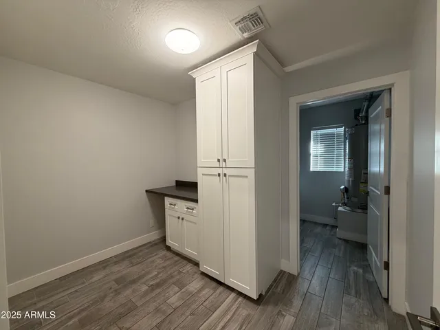 wooden floor in an empty room