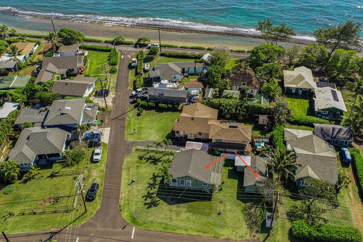 4463 Makaha Road Kapaa, HI 96746 - Photo 19 of 23 an aerial view of a houses with yard