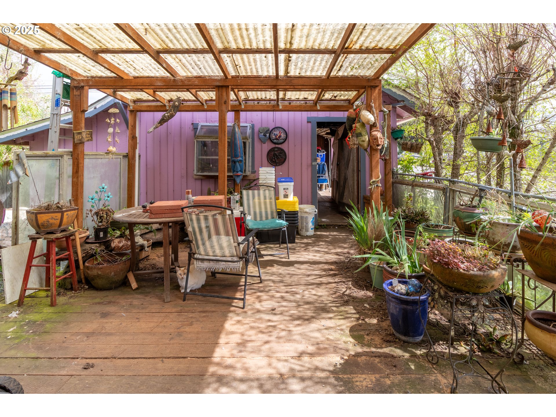 655 6th Street Myrtle Point, OR 97458 - Photo 17 of 31 a view of a chairs and tables in patio