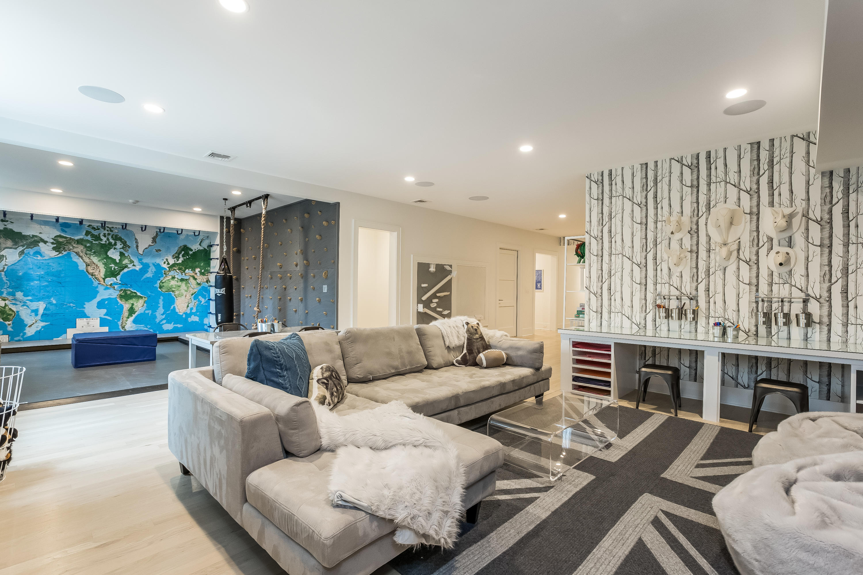 676 Hollow Tree Ridge Road Darien, CT 06820 - Photo 39 of 50 a living room with furniture and a fireplace