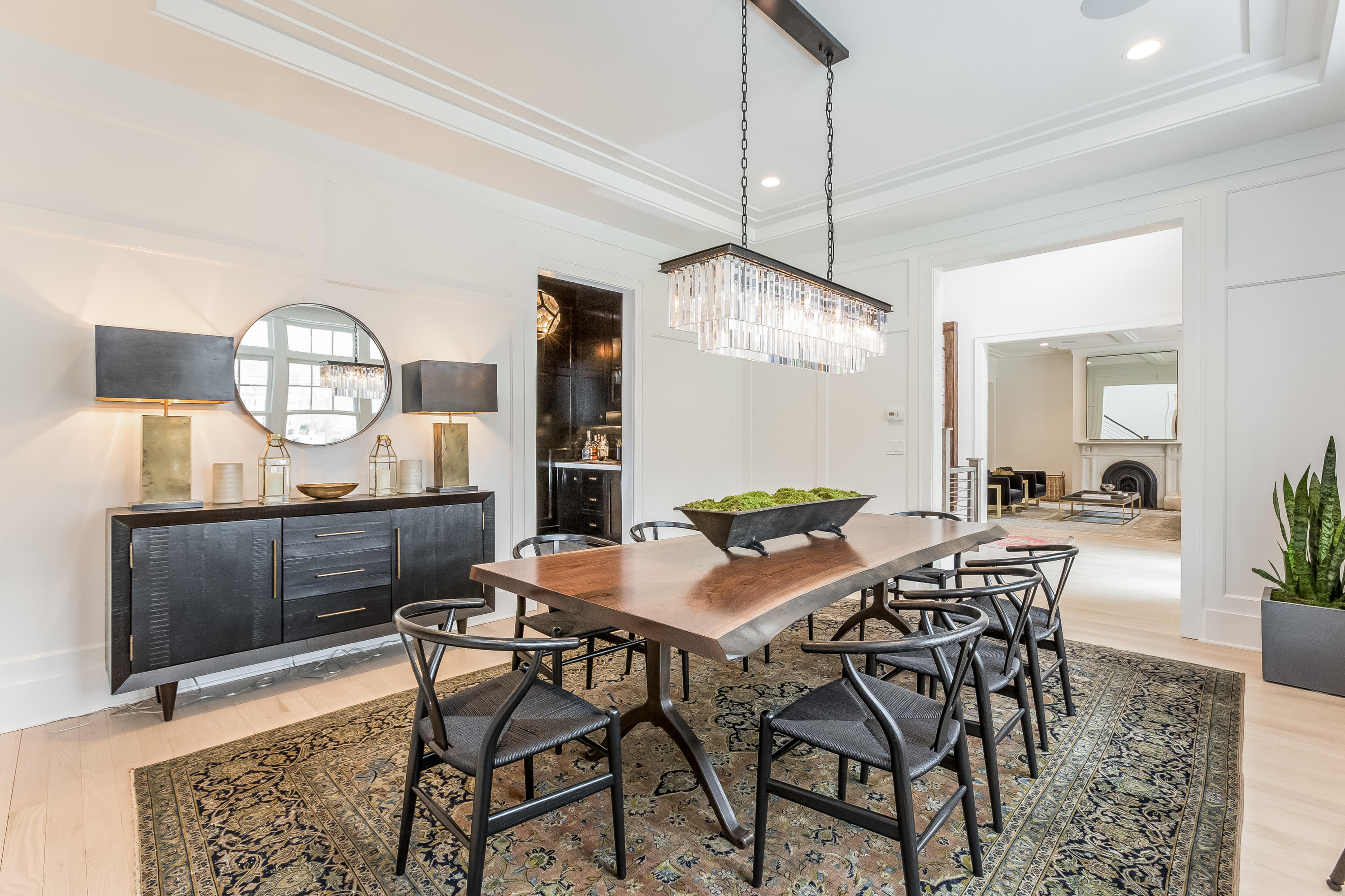 676 Hollow Tree Ridge Road Darien, CT 06820 - Photo 9 of 50 a view of a dining room with furniture window and wooden floor