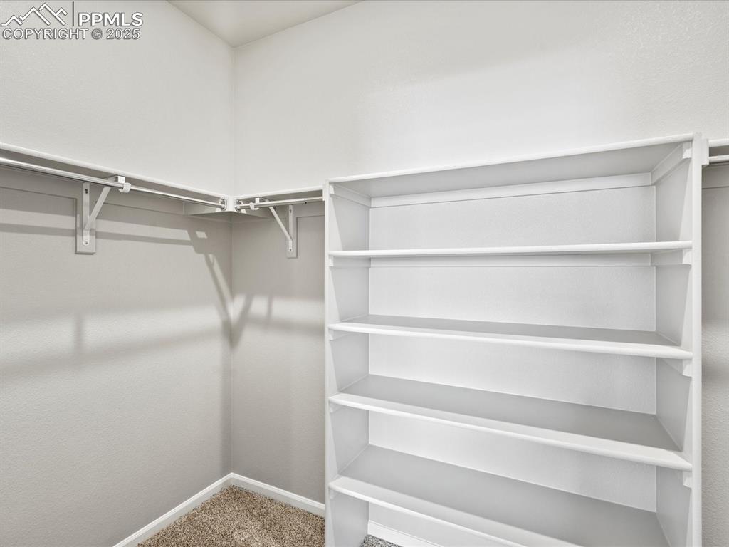 10434 Devoncove Drive Peyton, CO 80831 - Photo 21 of 24 a view of walk in closet with empty racks