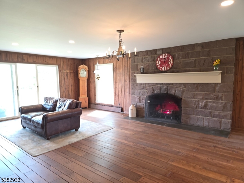 60 Perryville Road Pittstown, NJ 08867 - Photo 6 of 50 a living room with furniture and a fireplace