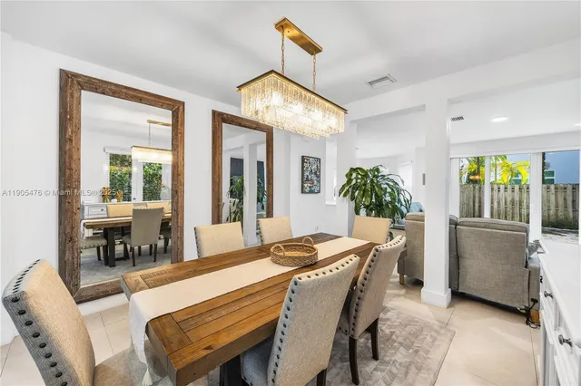 a kitchen with a sink a stove a refrigerator and white table with chairs