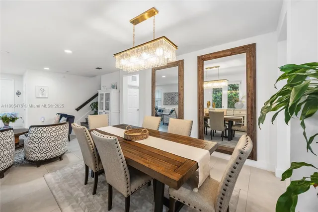 a kitchen with a sink stove and refrigerator