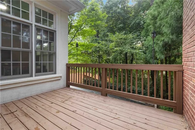 a view of a roof deck