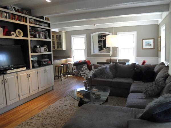 9 Wallace Road Wayland, MA 01778 - Photo 10 of 11 a living room with furniture and a flat screen tv
